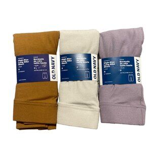 3 Pairs High Rise Bike Shorts  Small